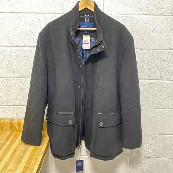 NWT Cole Haan XXL wool Coat - Picture 1 of 13